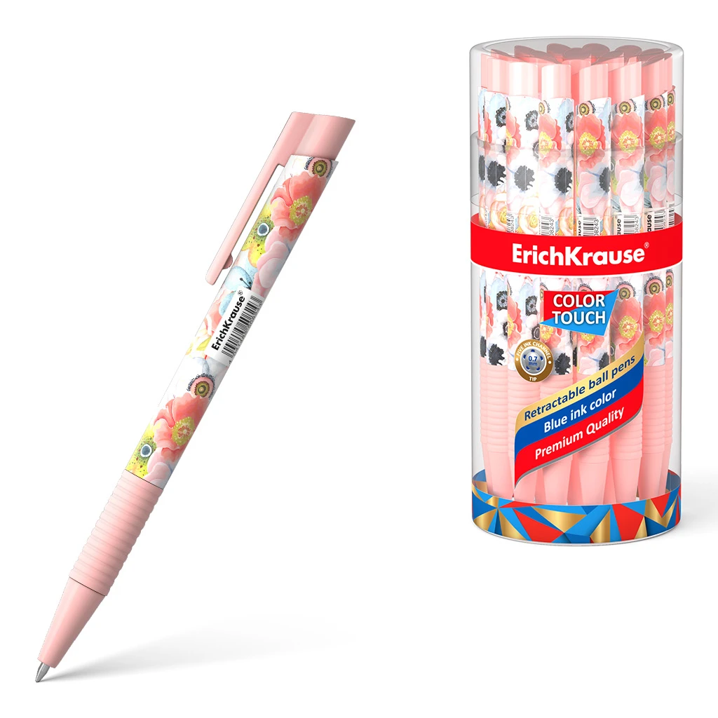 Ручка шариковая автоматическая ErichKrause® ColorTouch® Flower Cocktail, цвет