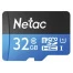 Карта памяти microSDHC 32 ГБ NETAC P500 Standard, UHS-I U1, 80 Мб/с (class 10),