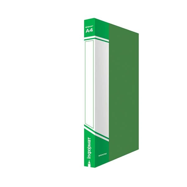 Папка с кольцами inФОРМАТ 4 кольца А4 зел. пластик 25 мм: NP5575G штр.: Папка с кольцами inФОРМАТ 4 кольца А4 зел. пластик 25 мм: NP5575G штр.: