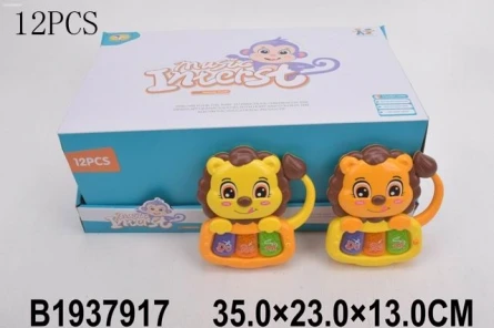 Музыкальная развивающая игрушка ПИАНИНО "ЗВЕРЯТА-2" (12шт ШБ) (свет, Музыкальная развивающая игрушка ПИАНИНО "ЗВЕРЯТА-2" (12шт ШБ) (свет,