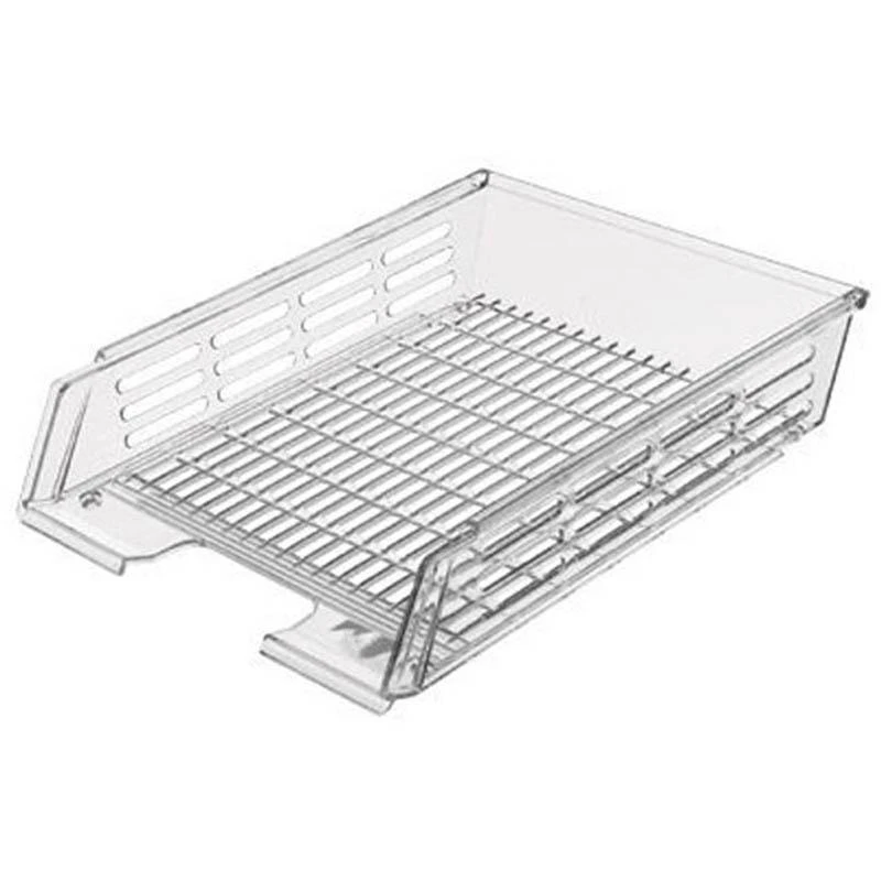 Лоток горизонтальный с пазами, прозрачный: ЛТ77 штр.:  4620000637295