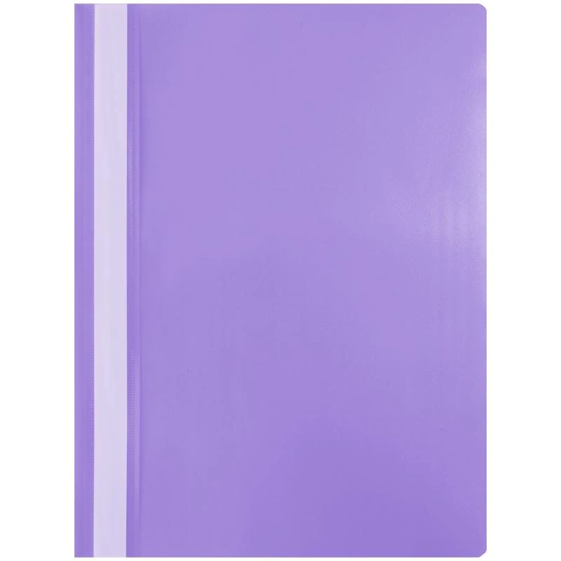 Папка-скоросшиватель пластик. OfficeSpace, А4, 120мкм, фиолетовая с прозр.