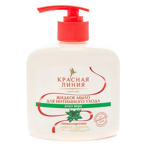 Интимное жидкое мыло Красная линия Алоэ вера, 250 мл Интимное жидкое мыло Красная линия Алоэ вера, 250 мл