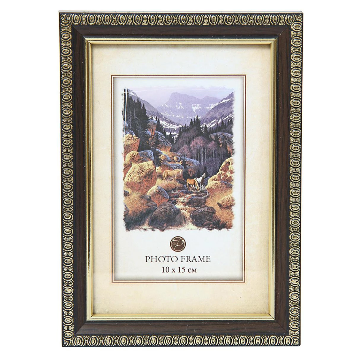 Фоторамка пластиковая 10Х15 с ножкой