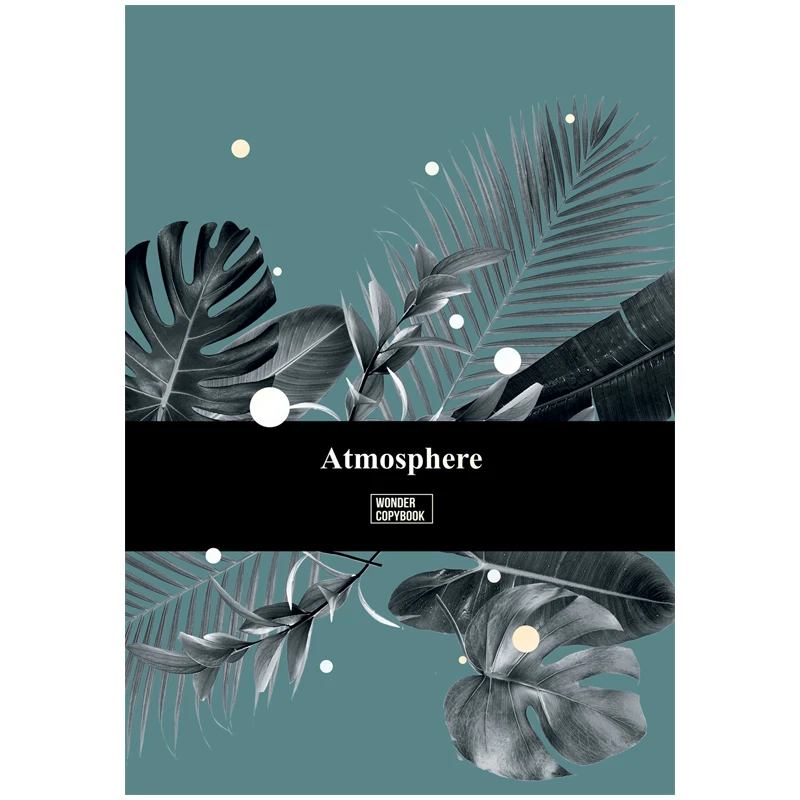 Тетрадь 80л., А4, клетка BG "Wonder", тиснение голографической фольгой