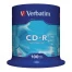 Диски CD-R VERBATIM 700 Mb 52х Cake Box (упаковка на шпиле), КОМПЛЕКТ 100 шт.,