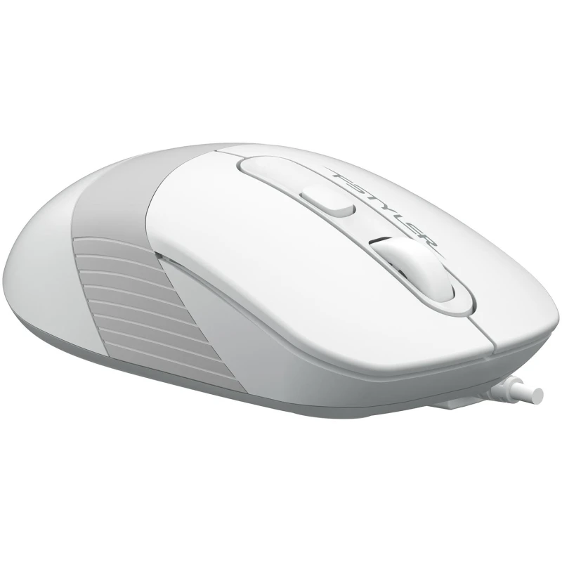 Мышь компьютерная A4Tech Fstyler (FM10 WHITE) белый/серый оптич 1600dpi/4but