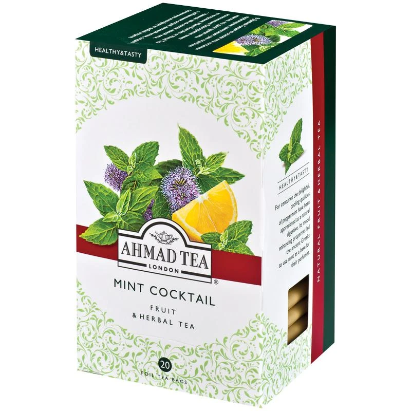Чай Ahmad Tea "Mint Cocktail", травяной, со вкусом и ароматом мяты и