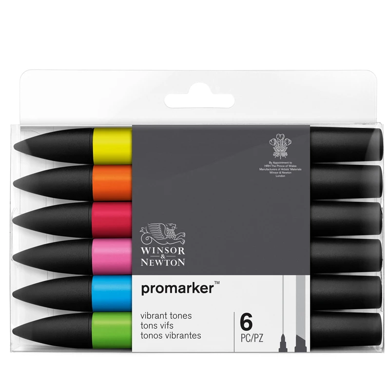 Набор художественных маркеров двухсторонних Winsor&Newton "Pro",
