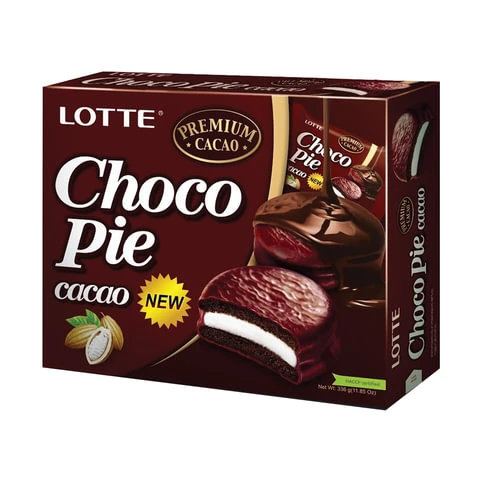 Печенье LOTTE "Choco Pie Cacao" ("Чоко Пай Какао"),