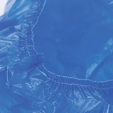 Бахилы КОМПЛЕКТ 600 шт. (300 пар), СВЕРХПРОЧНЫЕ, двойная резинка, 39х14 см, 100 Бахилы КОМПЛЕКТ 600 шт. (300 пар), СВЕРХПРОЧНЫЕ, двойная резинка, 39х14 см, 100