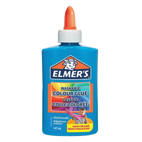 Клей для слаймов канцелярский цветной (непрозрачный) ELMERS Opaque Glue, 147 мл,