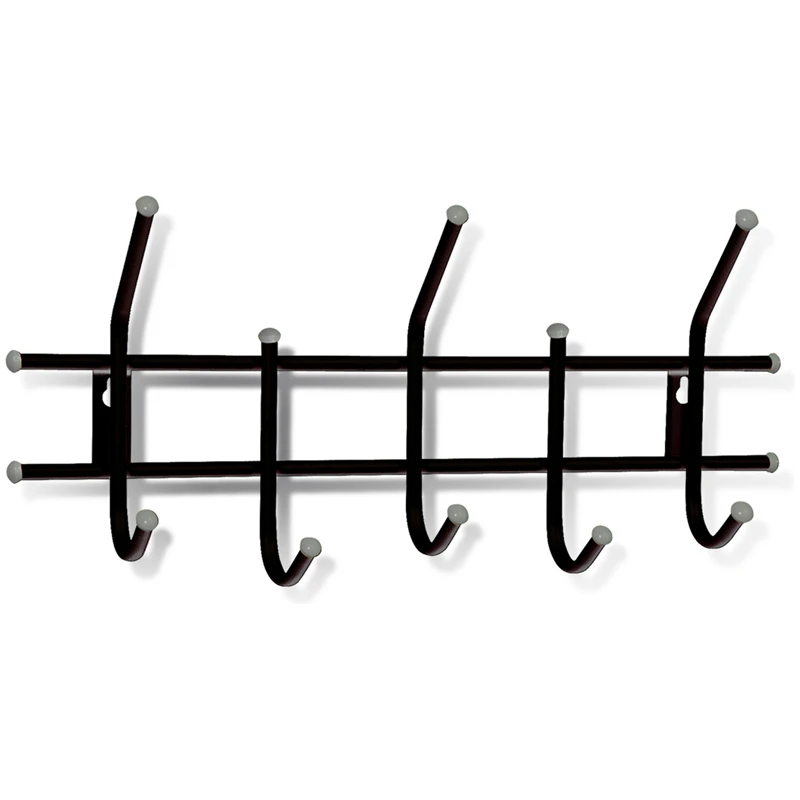 Вешалка настенная Sheffilton Стандарт 2/5, В2-5-5, 260*550*110мм, металл, Вешалка настенная Sheffilton Стандарт 2/5, В2-5-5, 260*550*110мм, металл,