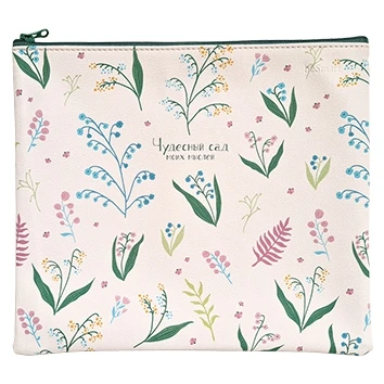 Папка, Be Smart, 258х220 мм, для тетрадей, искусственная кожа, на молнии.