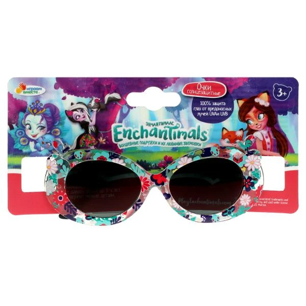 Детские солнцезащитные очки ЭНЧАНТИМАЛС "энчантималс" с цветами ИГРАЕМ