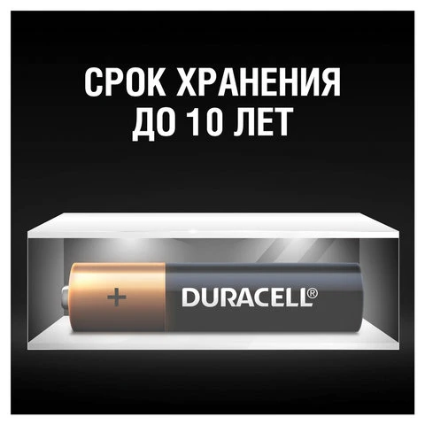 Батарейки DURACELL Basic, AAA (LR03, 24А), алкалиновые, КОМПЛЕКТ 12 шт., в