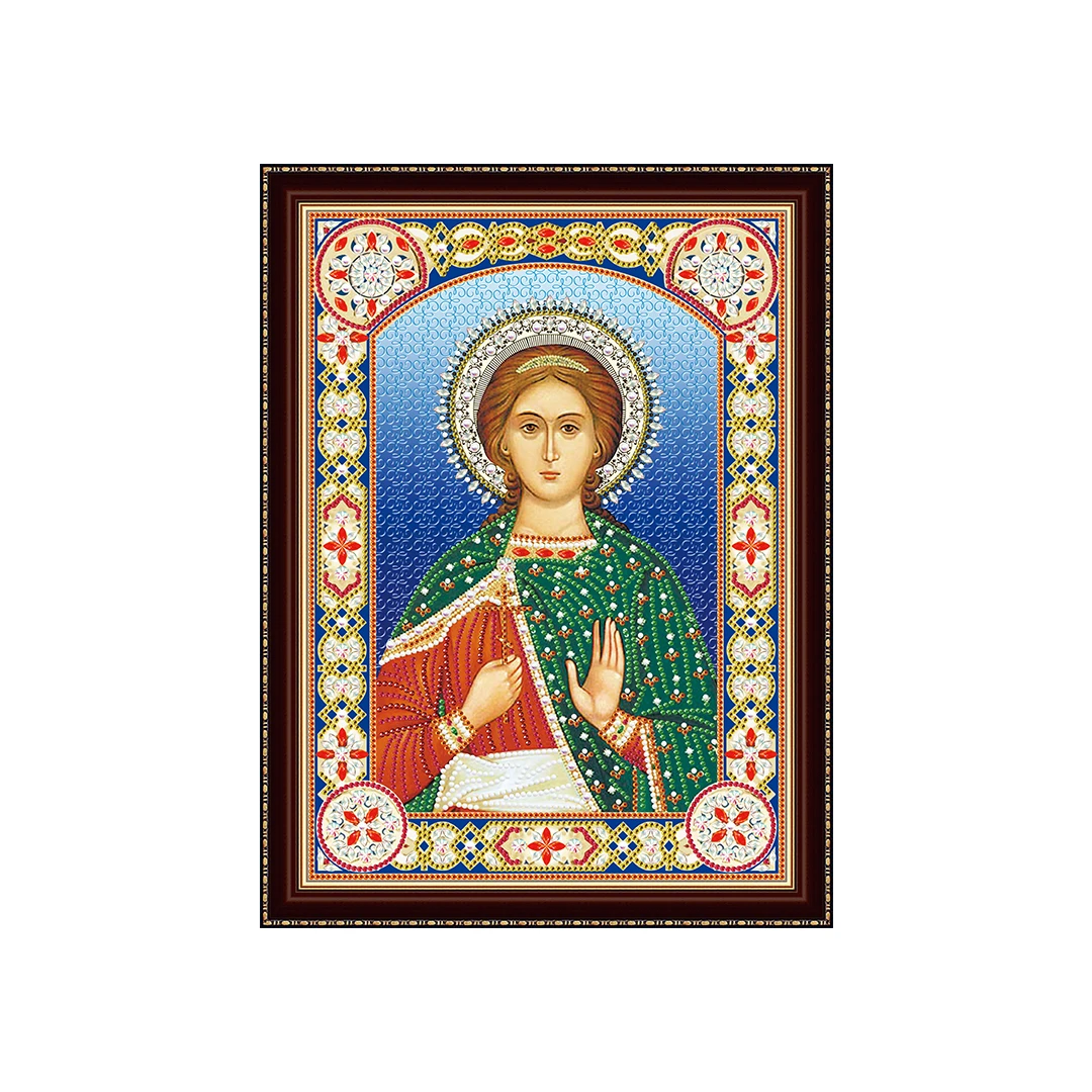Алмазная мозаика 30х40 см с подр. c част.зап. (блест) Икона Святая Мученица