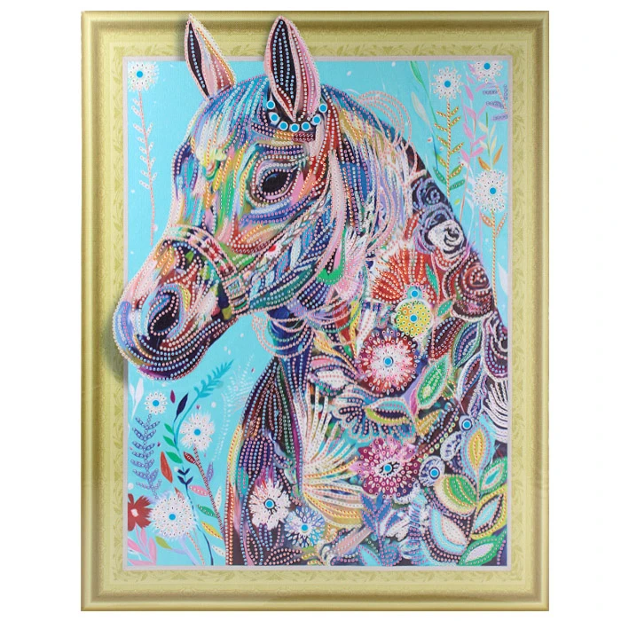 Алмазная мозаика (живопись) "Darvish" 40*50см Лошадь