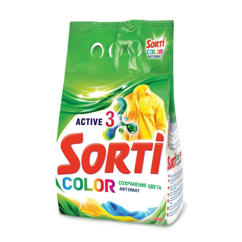 Порошок стиральный Sorti автомат Color 2,4 кг.