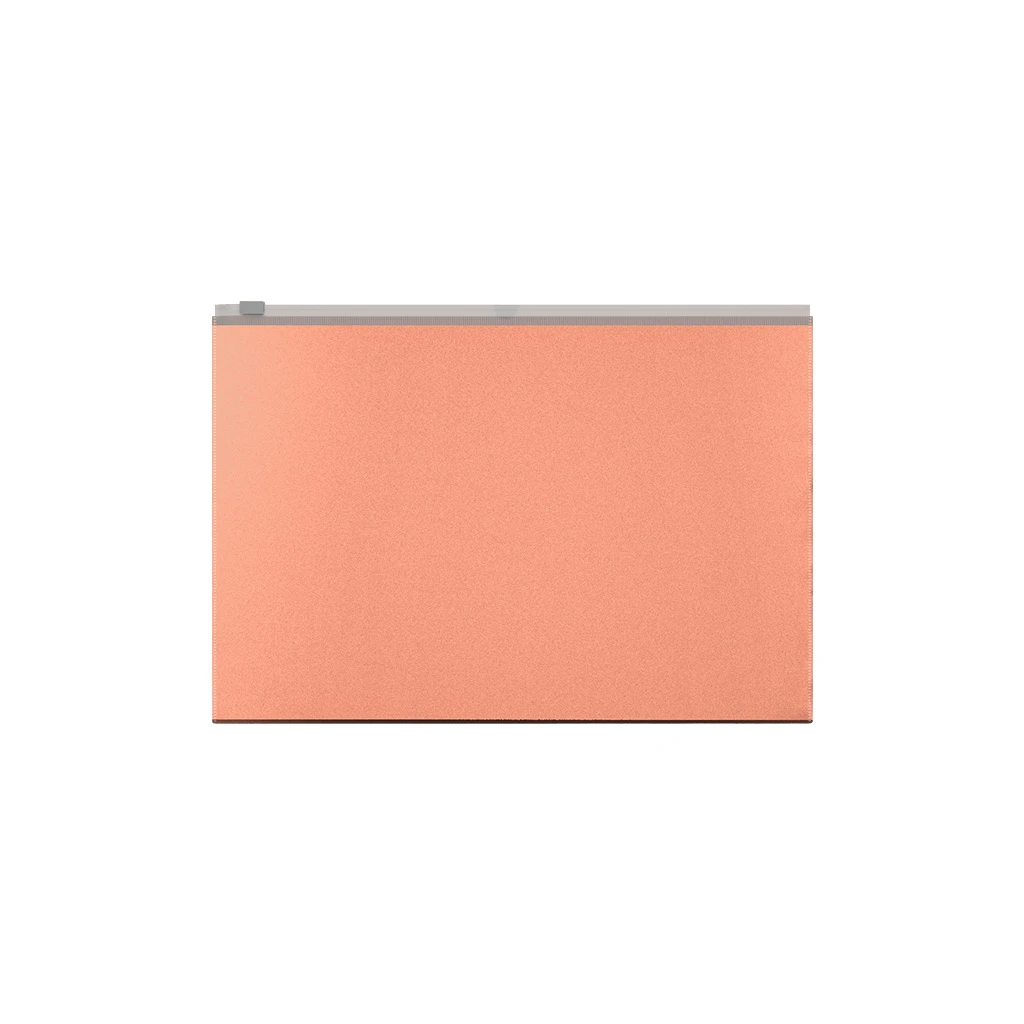 Zip-пакет пластиковый Erich Krause® Matt Powder, В5, персиковый (в пакете по 12