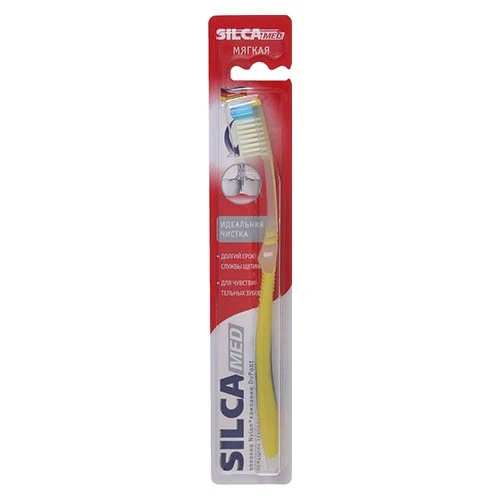 Зубная щетка SILCA Med, мягкая, 1 шт
