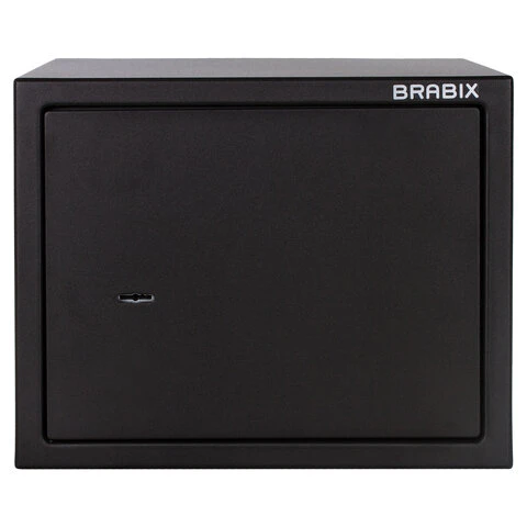 Сейф мебельный BRABIX "SF-280KL", 280х350х300 мм, ключевой замок,
