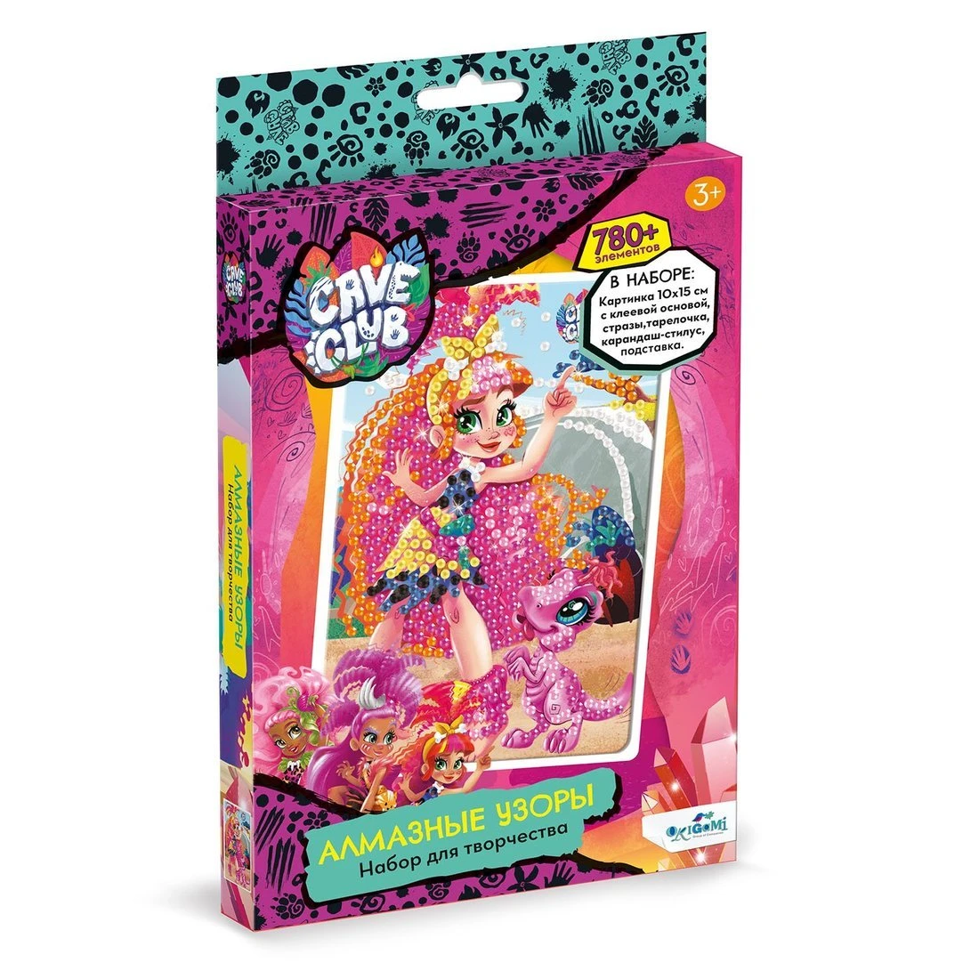 Набор для творчества Алмазные узоры Cave Club. Эмберли