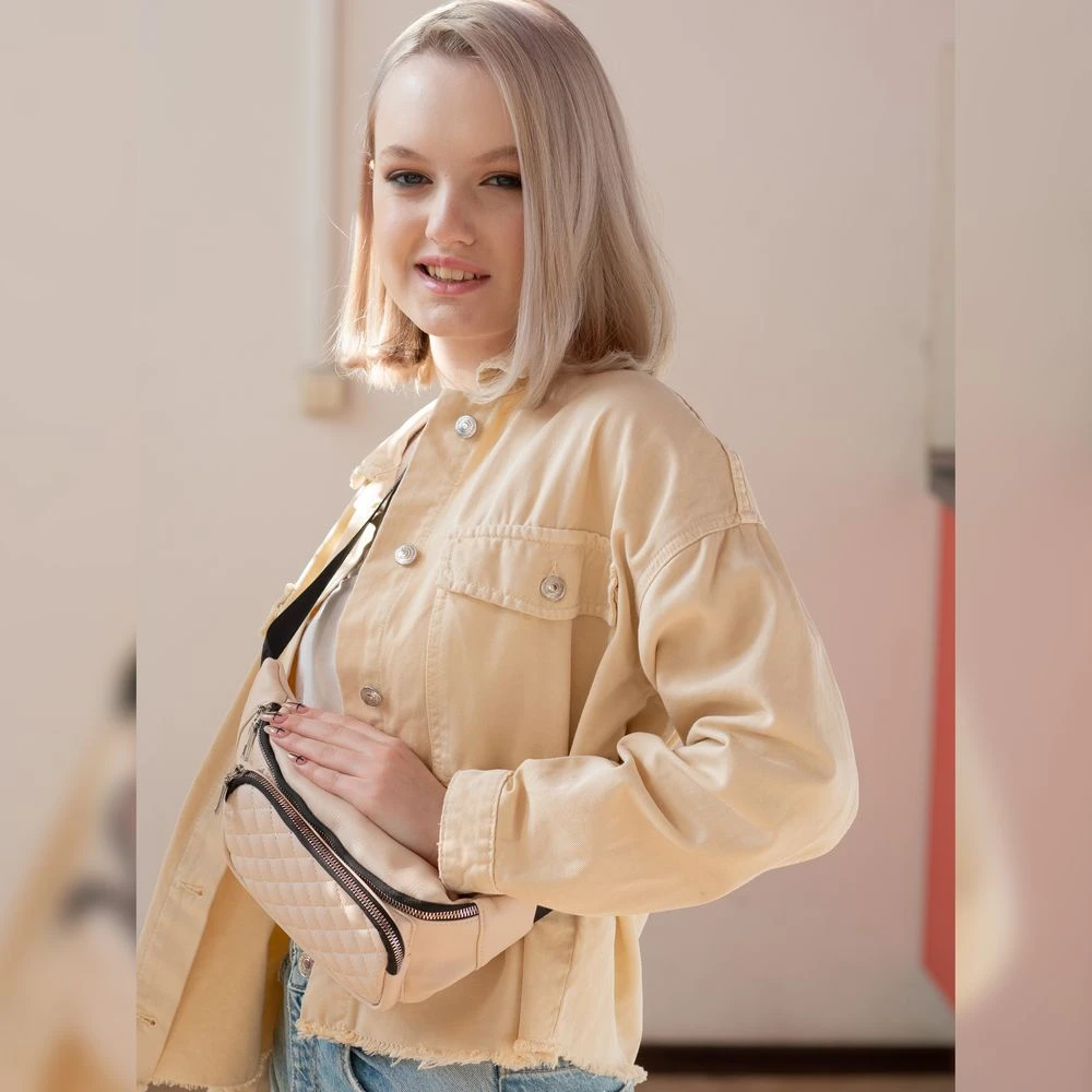 OPS-0156 Поясная сумка (молочный) OPS-0156 Поясная сумка (молочный)