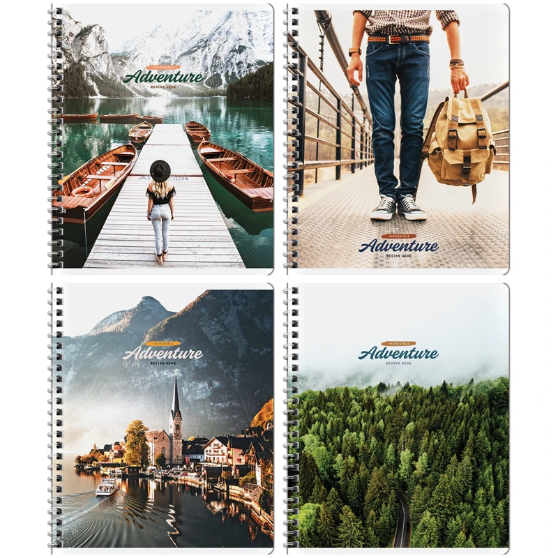 Тетрадь 48л., А5, линия на гребне ArtSpace "Путешествия. New