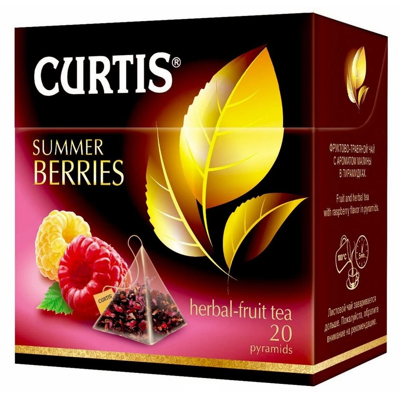 Чай Curtis Summer Berries фрукт-трав, 20 пак