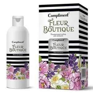 Compliment ПН №1581 FLEUR BOUTIQUE Bouquet (Пена для ванн 200 мл + Соль эвкалипт