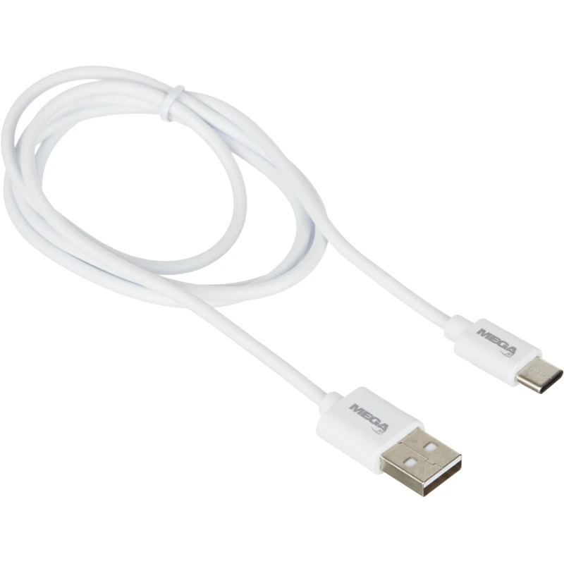 Кабель ProMega U152, 2,4A, 1м, USB - Type-C, TPE, белый