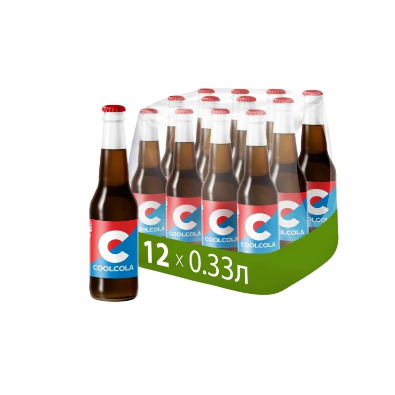 Напиток Cool Cola сильногаз. ст/б 0,33л. 12шт/уп
