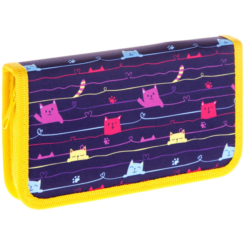 Пенал 1 отделение, 190*110 ArtSpace "Kittens", ткань