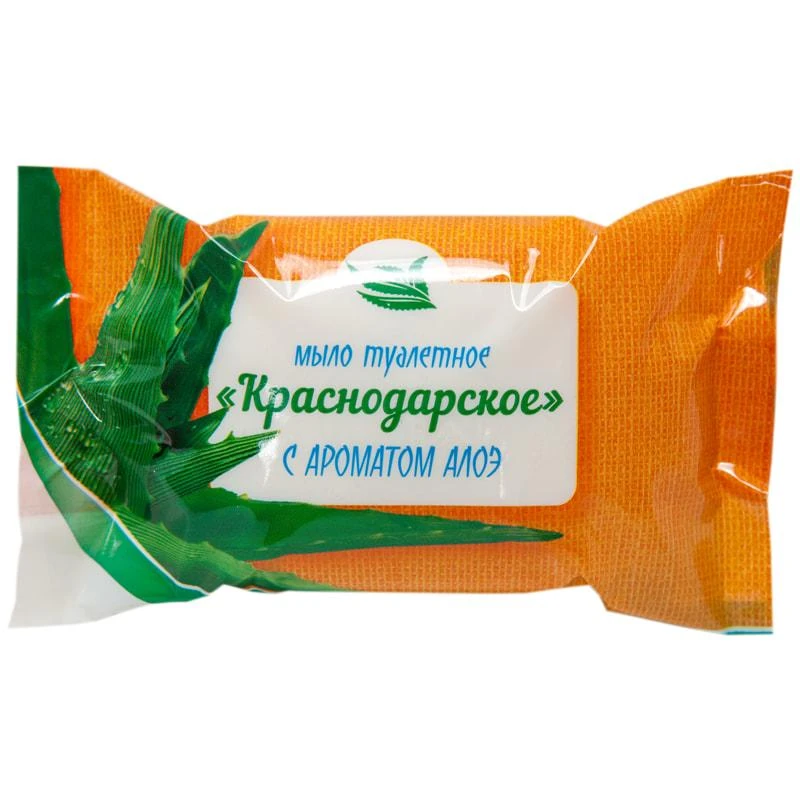 Мыло туалетное Меридиан "Краснодарское. Алоэ", 100г, флоу-пак.