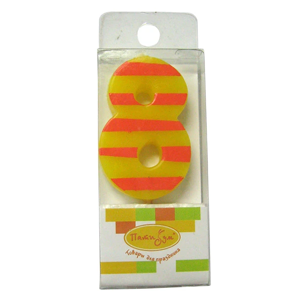 Свеча 5см Цифрамини 8