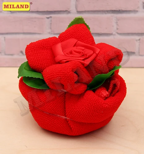 Полотенце декоративное "Бутон" 30*30 см БП-8617