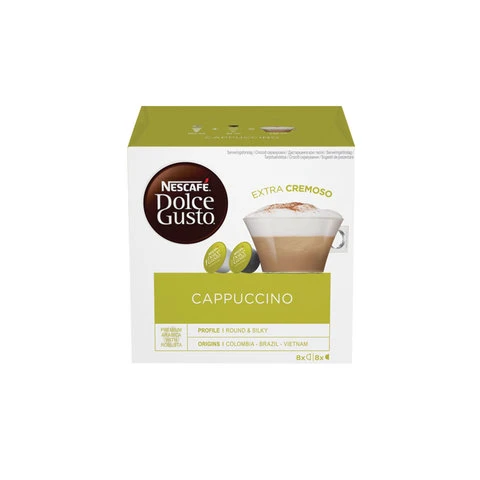 Капсулы для кофемашин NESCAFE Dolce Gusto Cappuccino, натуральный кофе 8 шт. х 8