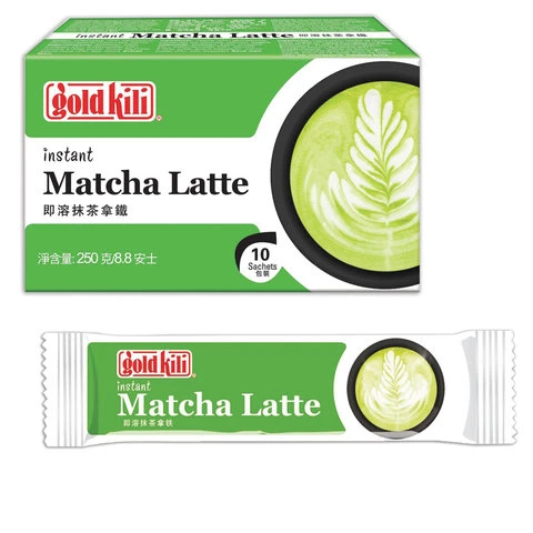 Матча Лаптте с имбирем быстрорастворимый "Matcha Latte", 10 стиков по