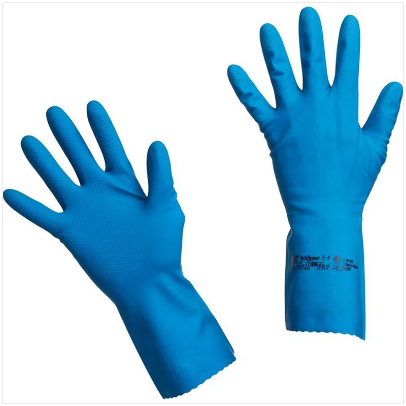 Перчатки резиновые Vileda Professional "Многоцелевые", р.M, синий,