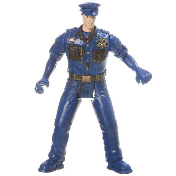 Игрушка пласт., фигурка полицейского с оружием, РАС 11 см