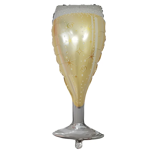 Фигура бокал Шампанского Gold 44см Х 100см.