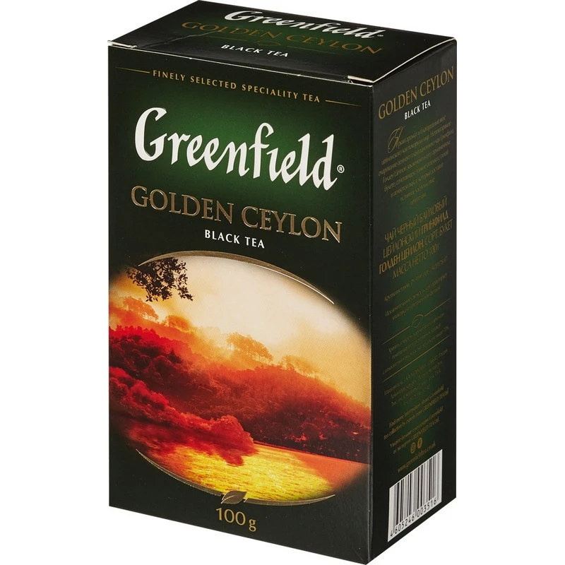 Чай Greenfield Golden Ceylon листовой черный,100г 0351-14