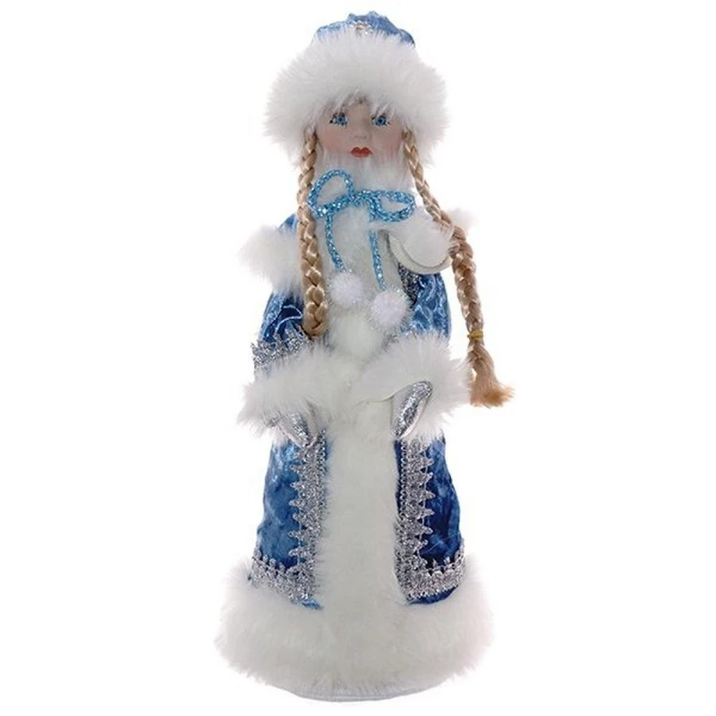 Фигурка Снегурочка (с ёмкостью для подарков) L17 W17 H38 см 722237