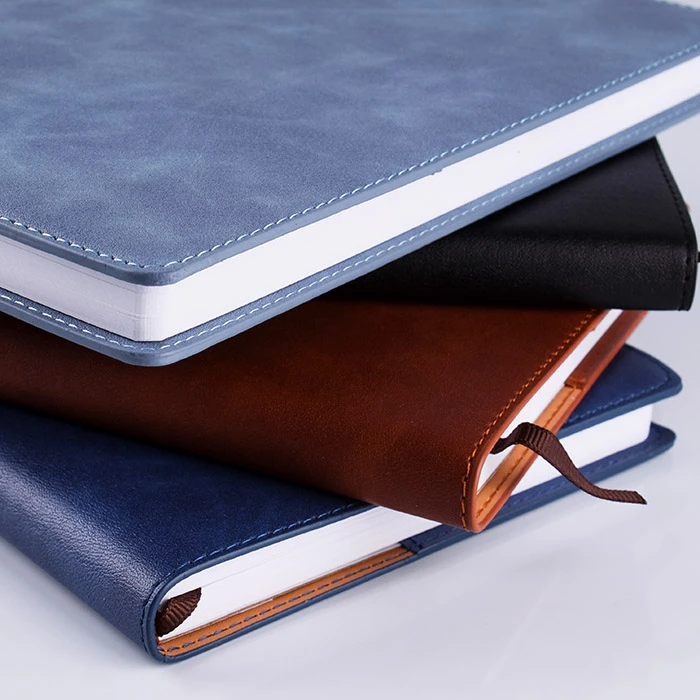 Ежедневник А5 недатиров. 120л "Darvish" обложка к/з (4 цвета)