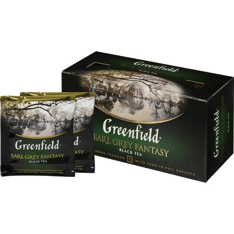 Чай Greenfield Earl Grey Fantasy черный фольгир.25пак/уп 0427-15