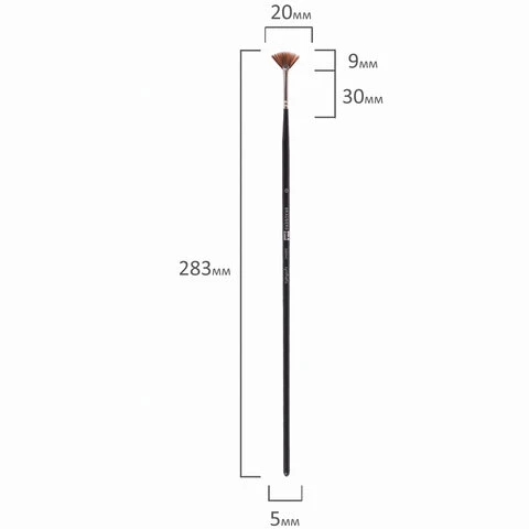 Кисть художественная профессиональная BRAUBERG ART CLASSIC, синтетика, мягкая,