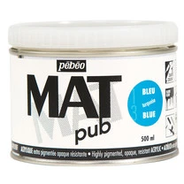"PEBEO" экстра матовая Mat Pub №1 500 мл 257013 бирюзовый