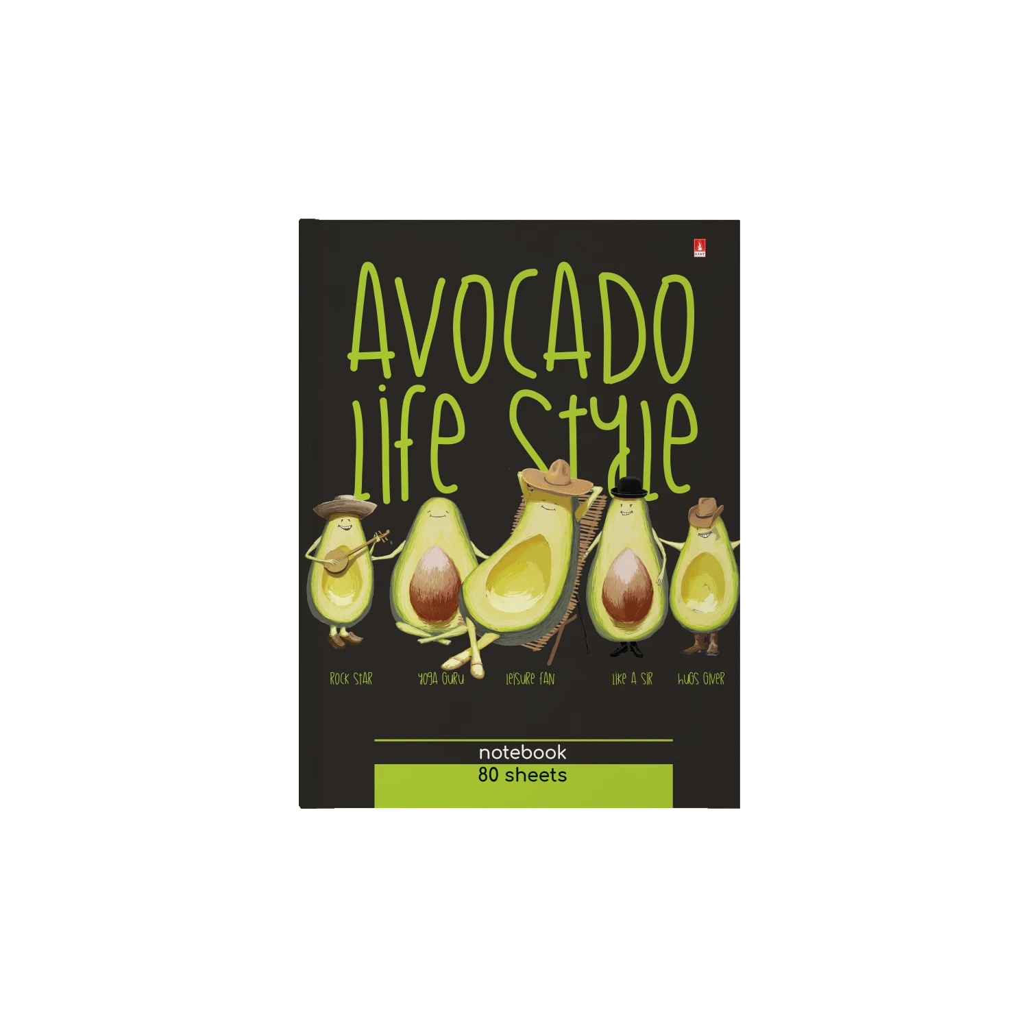 БЛОКНОТ-ПРЕСТИЖ А6. 80 Л. "AVOCADO STYLE"