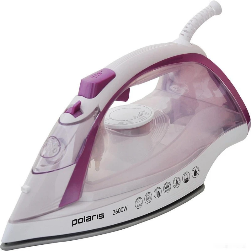 Утюг PolarisPIR 2668AK 3m с отпар., 2600Вт, PRO 5 Ceramic, 190 г/мин